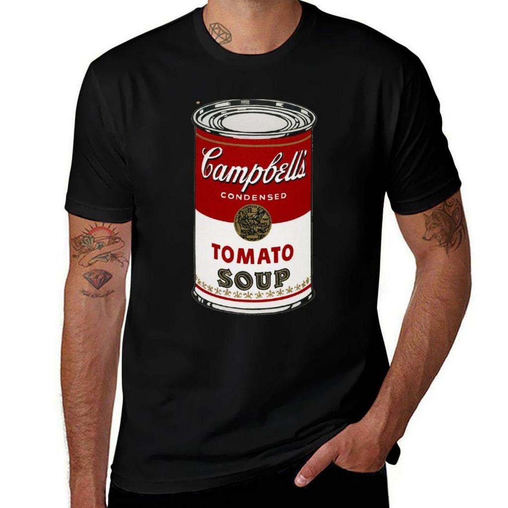 Andy Warhol - T-shirt Zuppa Campbell Zuppa di Pomodoro Abbigliamento Uomo Abbigliamento Estivo T-shirt Oversize T-shirt Divertenti Felpe, Uomo