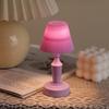 European Retro LED Night Lamp: Textured Small Desk or Bedside Decor with Palace Lantern Style