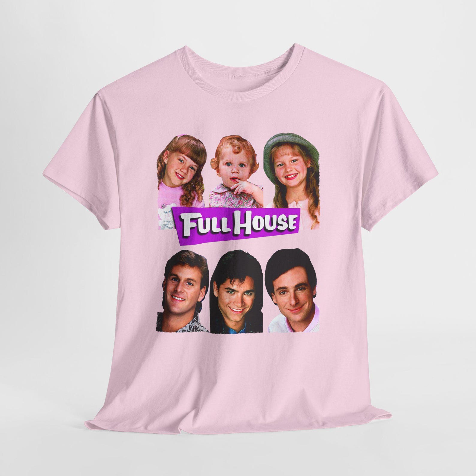 Full House TV Series Unisex Heavy Cotton Tee, 90s Vintage T-Shirt, Retro Graphic Tee, Classic Sitcom Shirt, Funny TV Show Top S