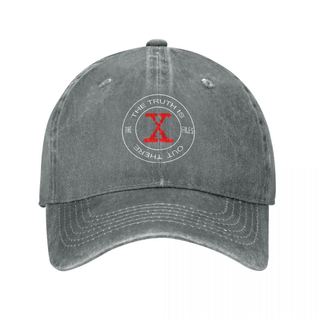 2026 The X Files Wisdom Unisex Baseball Cap TV Shows Distressed Denim Hats Cap Fashion Outdoor Workouts Headwear