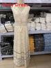 Bohemian Summer Dress With Lace Patching For Casual Womens Wear