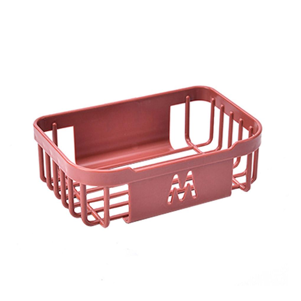 Recableght Wall\-Mounted Tissue Storage Rack Hollow Drain Basket Roll Paper Shelf Firm Durable For Kitchen Bathroom Toilet
