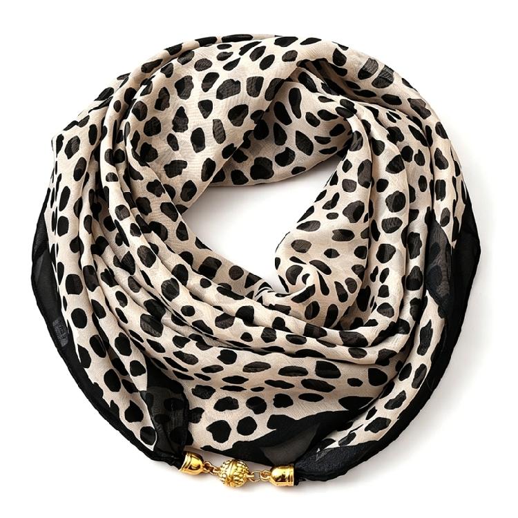 Quickly Release Magnetic Scarf For Women Soft Polyester Fabric Years Round Fashion Essential Office To Weekends Outfits