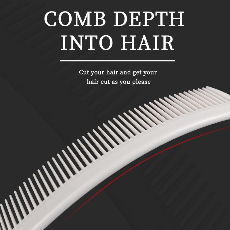 New Professional Curved Shaver Hair Clipper Cutting Comb Barber Flat Top Comb Anti-static Salon