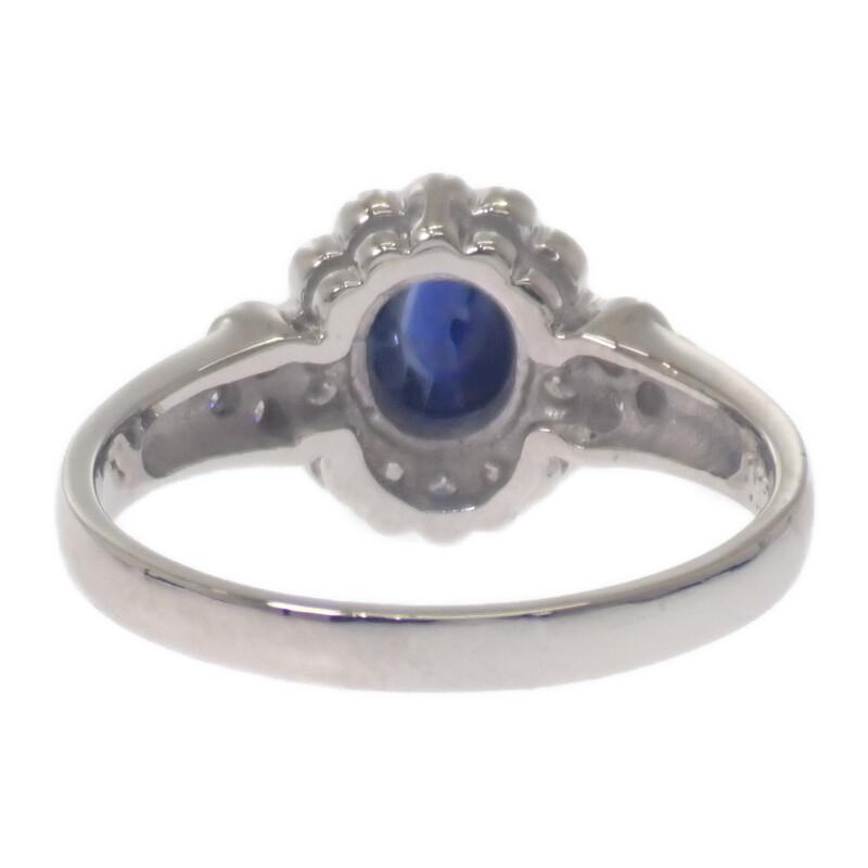 No Brand  #13(JP Size) Ring Blue Pt900Platinum Women