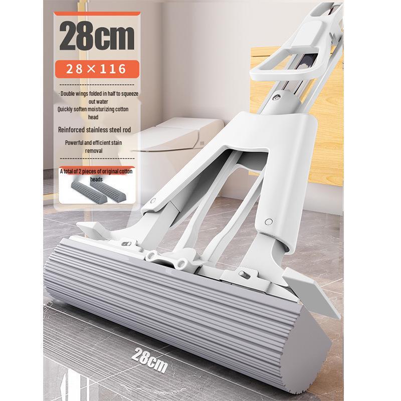 Large PVA Sponge Mop with Easy Squeeze and Water Absorbency