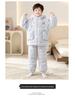 Boys' Thick Flannel Pajama Set - Children's Coral Fleece, Spring/Autumn 2025.