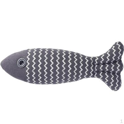 Cat Teaser Throw Pillow Attractive Bite Scratch Resistant Chewing Toy Simulation Linen and Cotton
