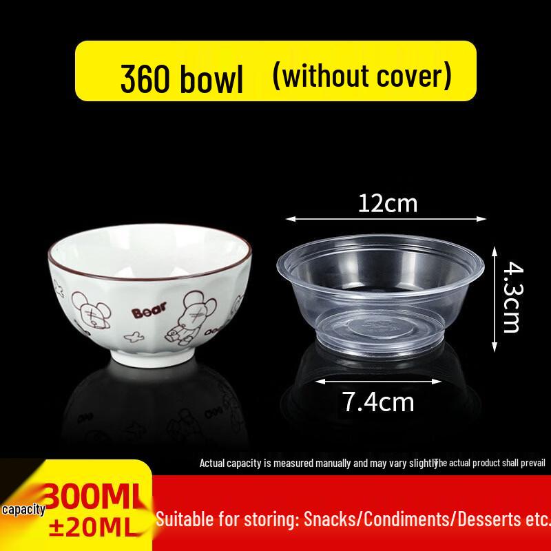 YiCeng Disposable Transparent Food Containers with Lids