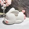 Cute Bunny Ceramic Desktop Tissue Box