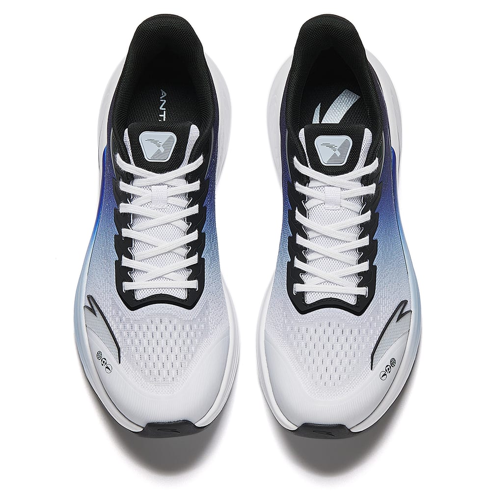 Anta Stinger 6 Low top Casual Sprint Running Shoes Men's White Blue Black 912625511F-4