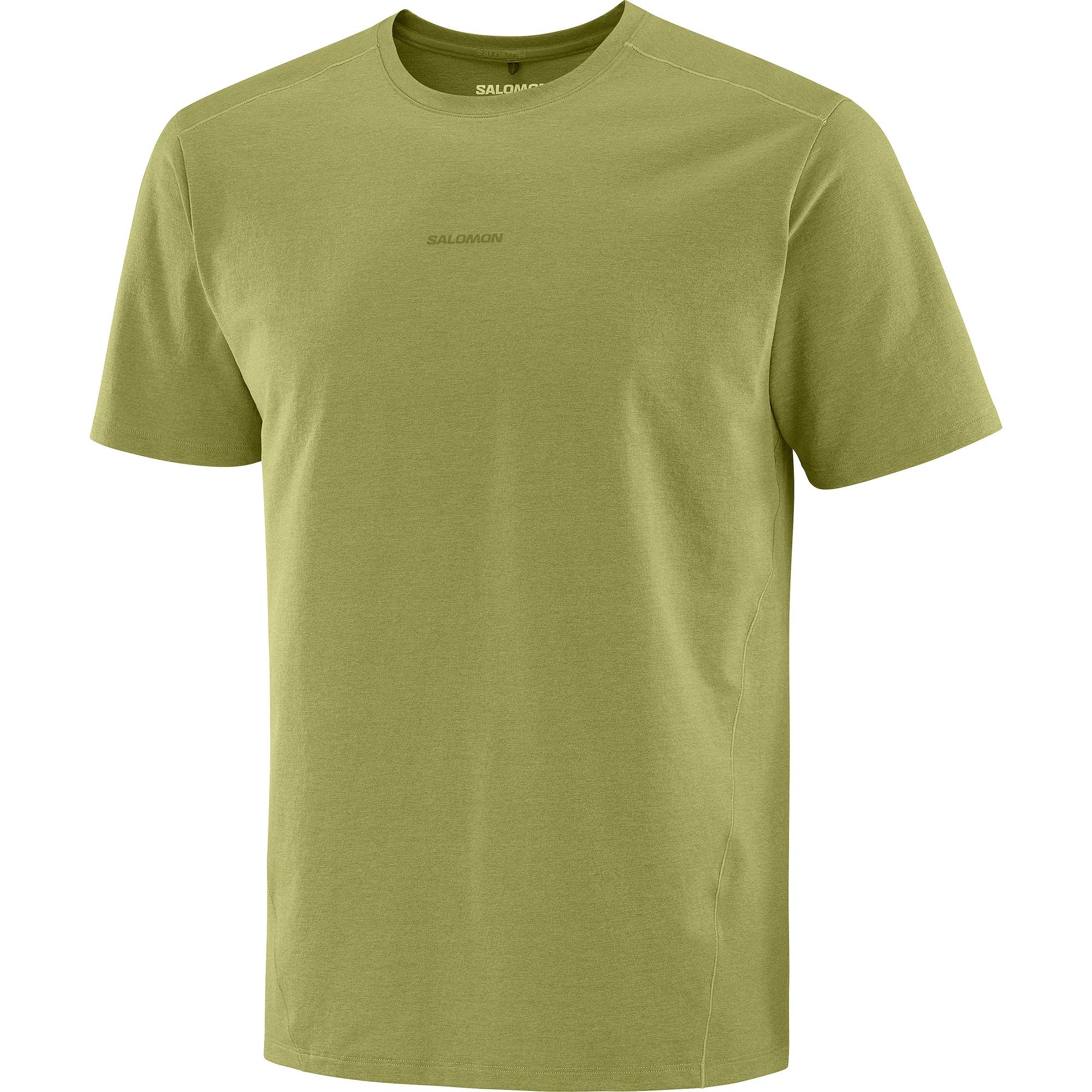 

Salomon Trackline Ionic Short Sleeve Soft Antibacterial Solid T-Shirt Men tops C27906 S