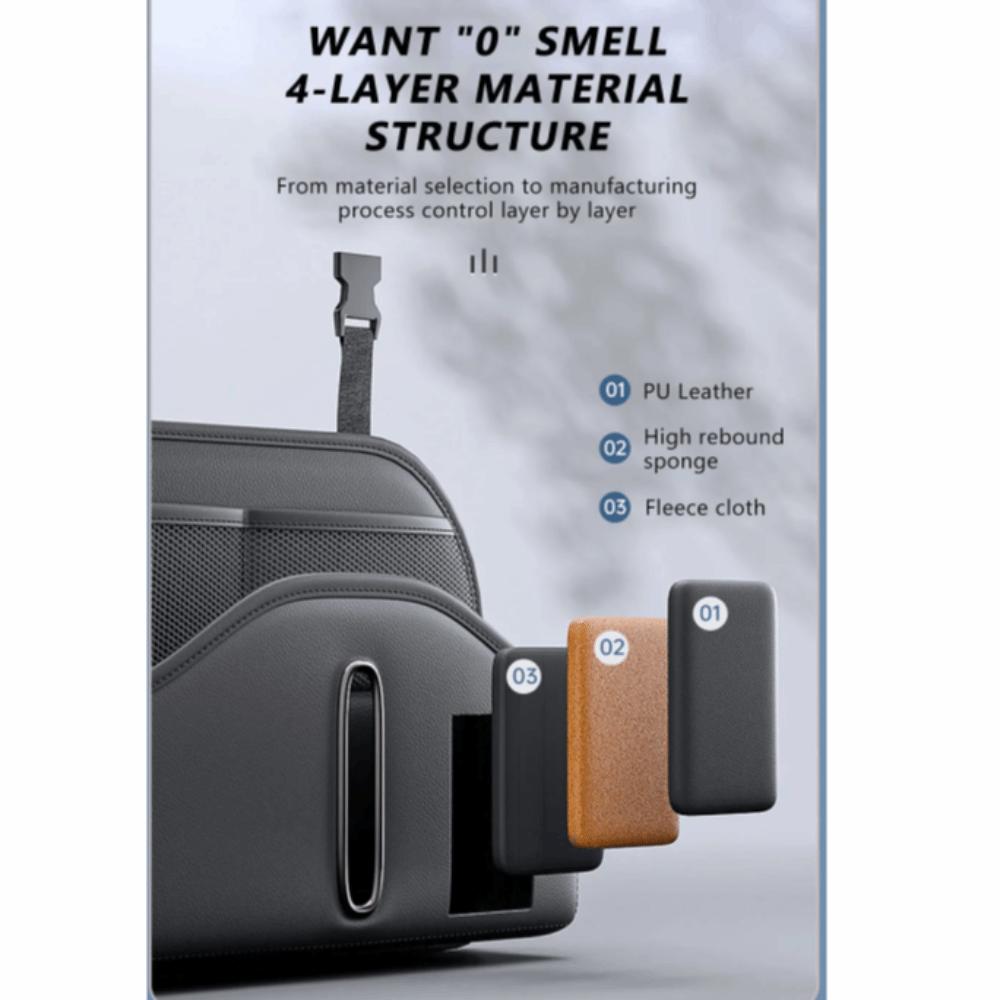 Leather Car Back Seat Organizer High-grade Wear-Resistant Hanging Organizer  Vehicle