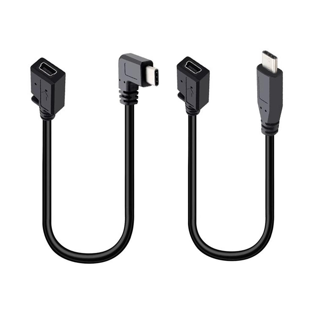 USB 5Pin Buchse auf Typ C Stecker Konvertierungsadapter Kabel Konverter Kabel unterstützt 5V2A Aufladen & 480Mbps Datenübertragung