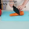 Silicone Material Cutting Board Foldable Reversible Non Slip Mat Stain-resistant Food-Grade BPA Free Dishwasher Safe Kitchen Tools for Camping