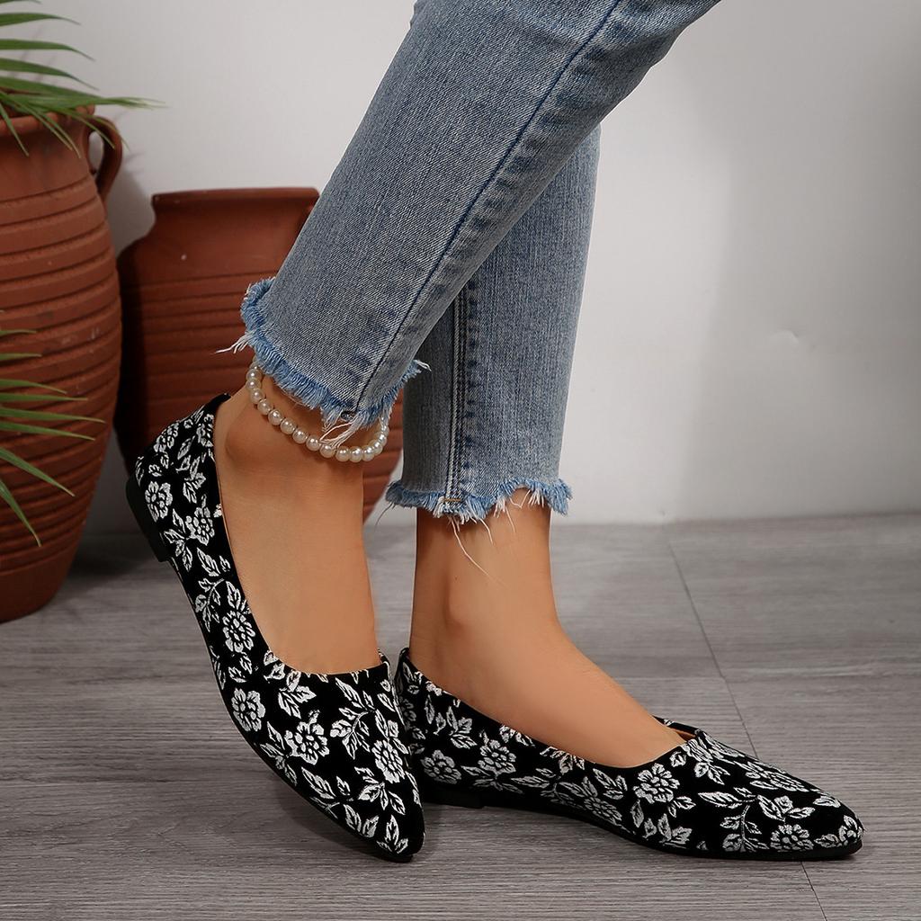 2025 autumn foreign trade new large size spring, summer and autumn single shoes one pedal women's shoes casual single shoes 2025 direct sales