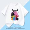 Summer New Product Barbapapa Shortsleeved Tshirts Shorts Childrens Luxury Tops Comfortable Shorts Casual Pure Cotton