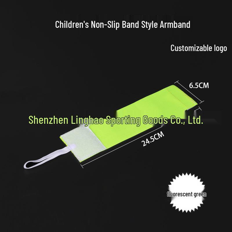 Protiskluzová fotbalová kapitánská páska na suchý zip pro děti a dospělé - Pro trénink týmu a použití při zápase