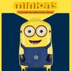 18" Kufřík Minion Cartoon na palubu - Tmavě modrý džínový pro děti i dospělé
