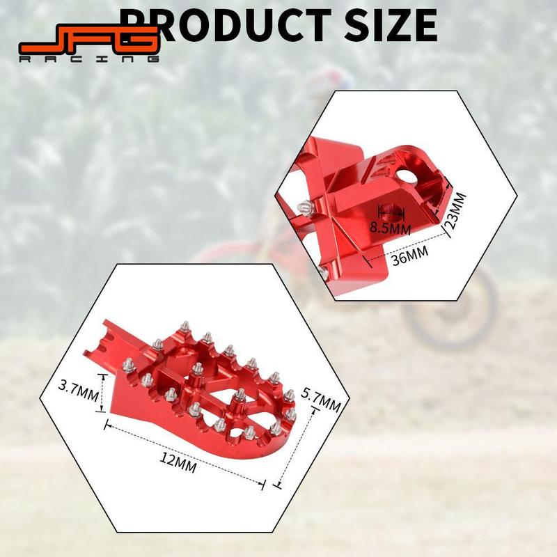 Suport pentru picioare universale CNC colorate pentru picior pentru HONDA CRF XR 50 70 110 M2R SDG DHZ SSR KAYO Pit Bike