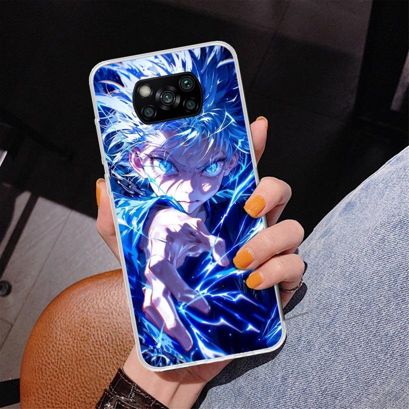 

Huner X-Hunters Killua Phnoe Case for Xiaomi Poco X5 X6 X7 Pro X4 Gt F7 Ultra M8 M7 Redmi 15C 15 13C 13 12C 12 Unique Cover Coqu Redmi 10C