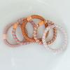 5pcs/set Hair Ties Colorful Twisted Knitted Rubber Bands Basic Elastic Hair Band Durable Ponytail Holder Women Hair Accessories