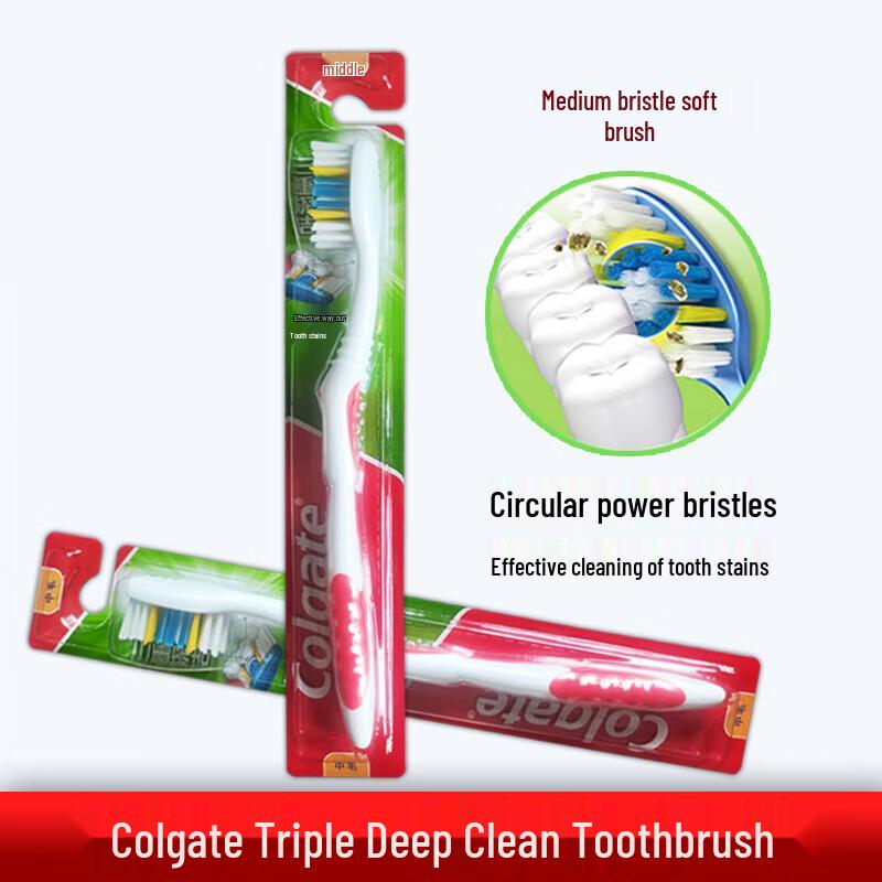 Colgate Triple Deep Clean Toothbrushes - 6 Pack
