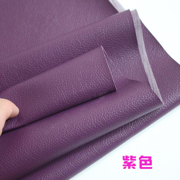 Soft Faux Leather Fabric By The Meter Per for Upholstery Bag Sofa Seat Cover Furniture Small Lychee Pattern PU Waterproof Diy