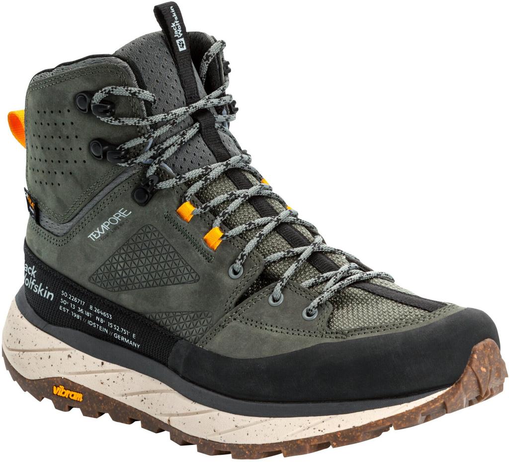 Обувь для треккинга Jack Wolfskin Terraquest Texapore Mid (4056381) gecko green