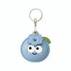 Small Blueberry Keychain Leather Key Ring Pendant Cute Leather Keychain  Business Gift