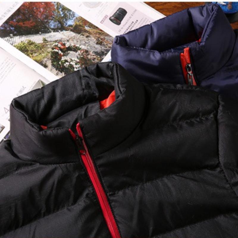 Winter Thickened Cotton-padded Clothes, Stand-up Collar Zipper Cotton-padded Clothes, Outdoor Large-sized Cotton-padded Jackets, Casual Warm Outerwear