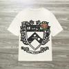 Top Rh Trendy Brand Ude Summer New Crown Flag High Street Vintage Cotton Round Neck ShortSleeved TShirt For Unisex And Unisex
