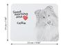 Collie Rough, Long-Haired Collie - Mouse Pad with Print, Personalized Dog-themed Mouse Pad, Unique Gadget for an Office Worker by Art-Dog Brand