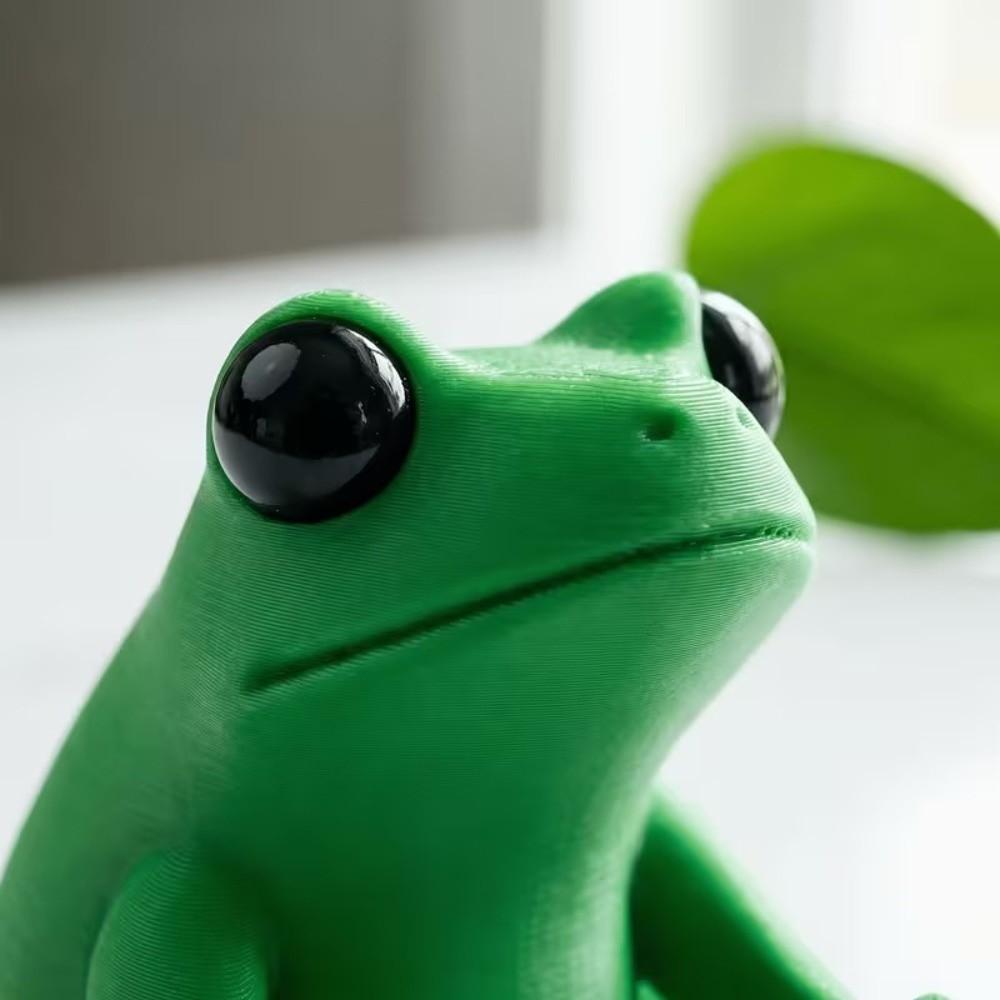 Plastic Novelty Frog Pen Stand Unique Frog Stationery Holder Stationery Display