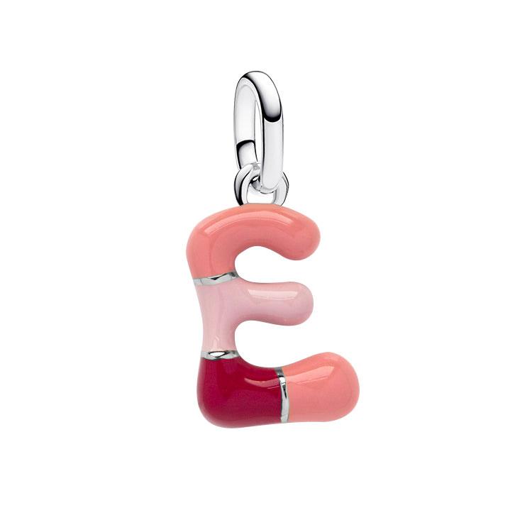 Authentic S925 Sterling Silver Charm Letter Pendant Fit  Bracelet Silver Dangle S925 Charm for Women Jewelry Loved Gift