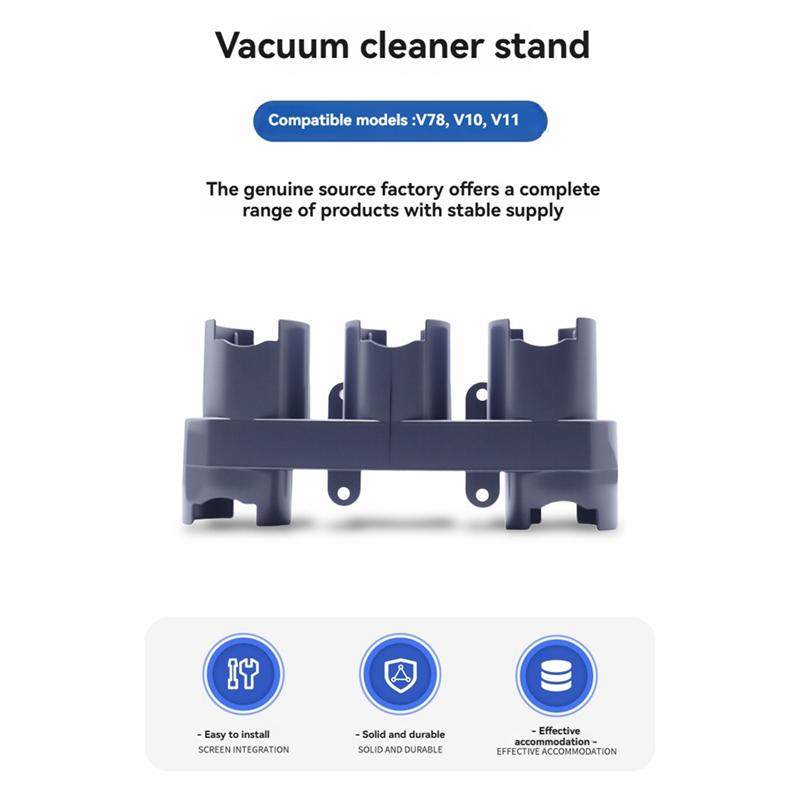 A78E-Vacuum Cleaner Storage Rack For Dyson V7 V8 V10 V11 Vacuum Cleaner Parts Drill-Free Storage Station