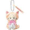 Sylvanian Families EPOCH Fennec Boy Keychain Cat Costume ST Mark Certified Toy for Dollhouse Ages 3+