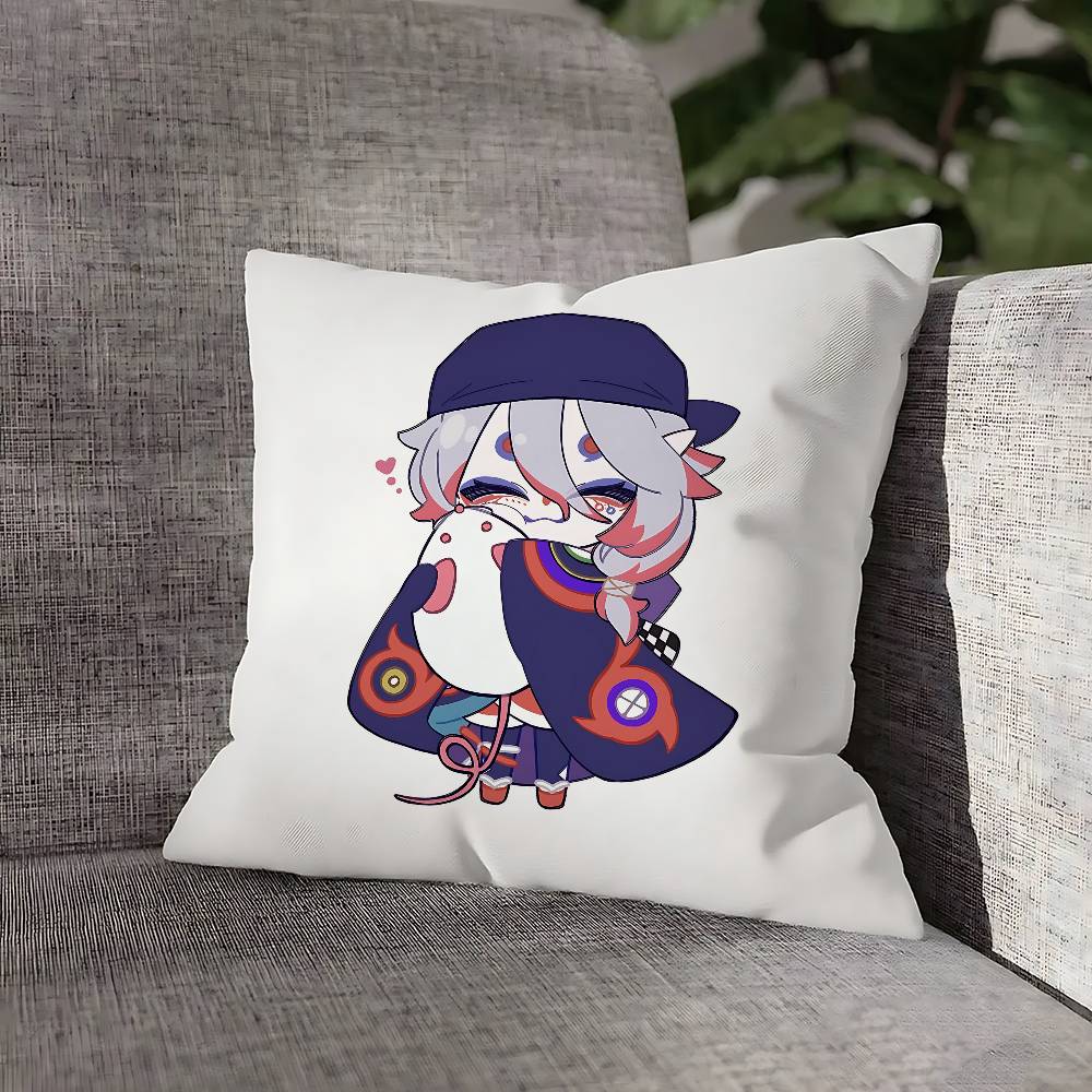 Medicine Seller M-Mononoke Throw Pillow Case For 55x55cm 30x30cm 50x50cm 45x45cm 40x40cm Square Chair Pillowcase Case