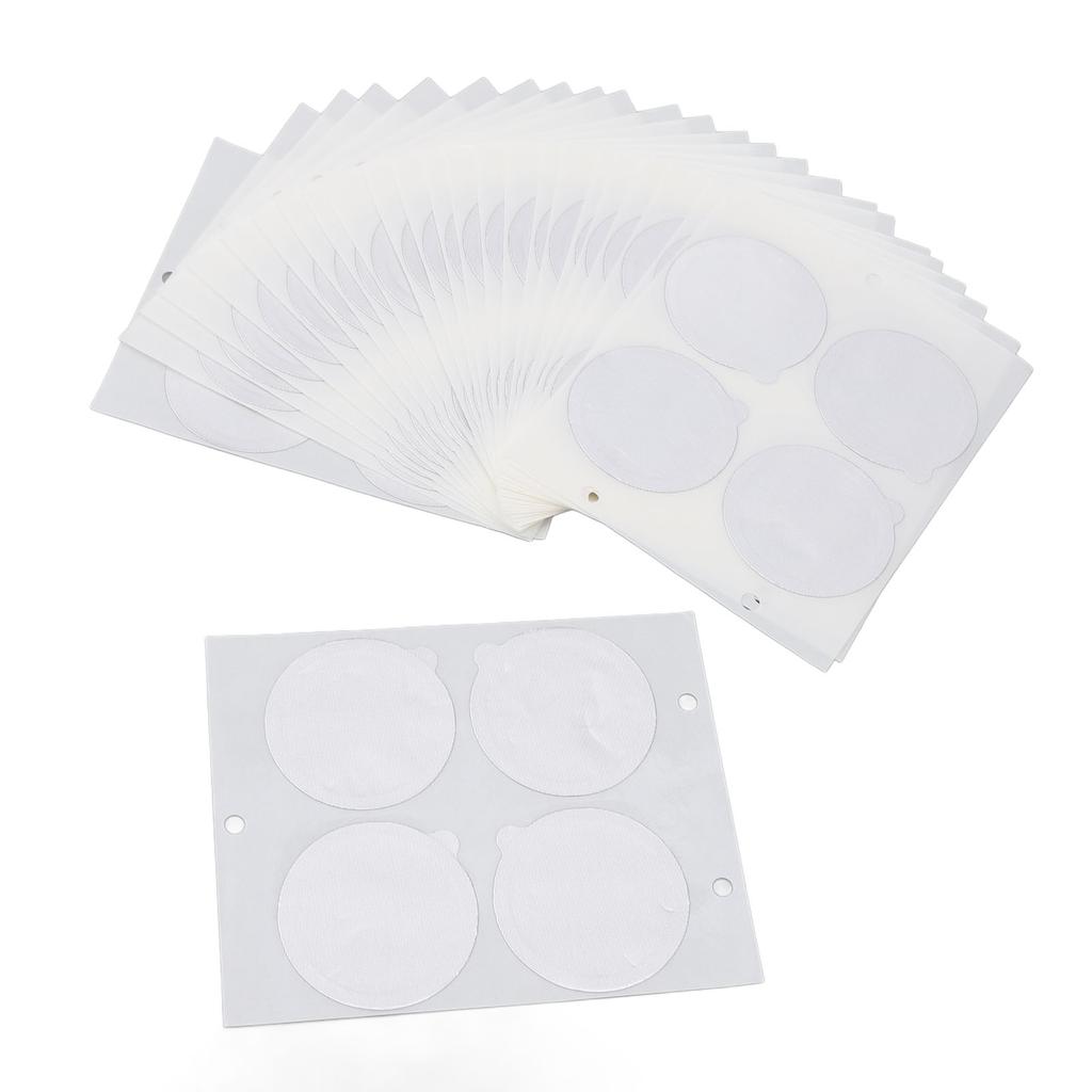 25PCS Aluminum Foil Lids for Coffee Capsules Disposable Coffee Pods Stickers Covers Seals with 100PCS Round Filter Paper