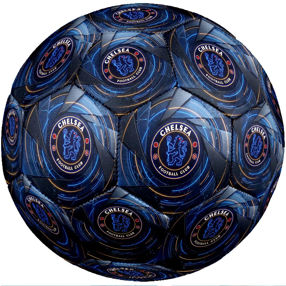 Chelsea FC Theme soccer ball Size 5 Soccer Ball Soft Touch Professional Training Football for Outdoor Sports