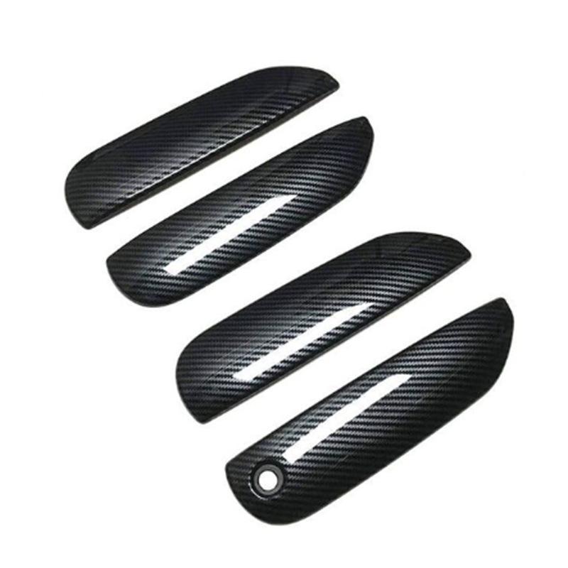 Carbon Fiber Pattern Exterior Door Handle & Bowl Decor for 08-13 Honda Fit/Jazz MK3