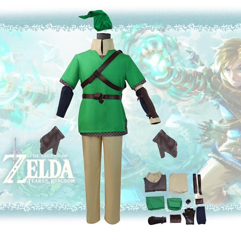 Legend The Of Zelda Link Cosplay Costume Set Halloween Outfit Role Party Playing
