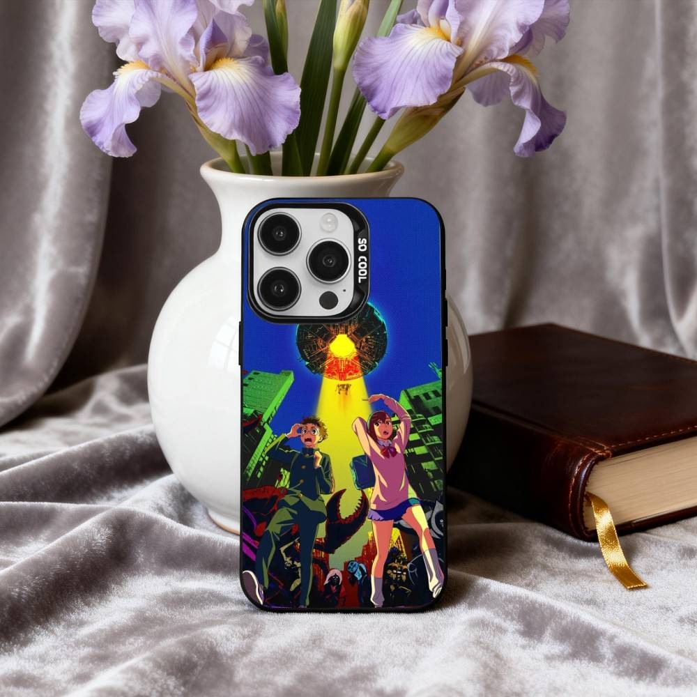 Web Manga D-DAN DA-A DAN-N Phone Case For iPhone17,16,15,14,13,12,11 Plus,Pro Max Black Candy Silver Plated Cover