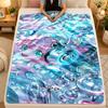 Flannel BlanketSpy × Family Warm Soft Throw Blanket for Indoor Sofa Bed Living Room Use
