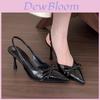 Sandals With Patent Leather Upper For Spring Fashion Ladies