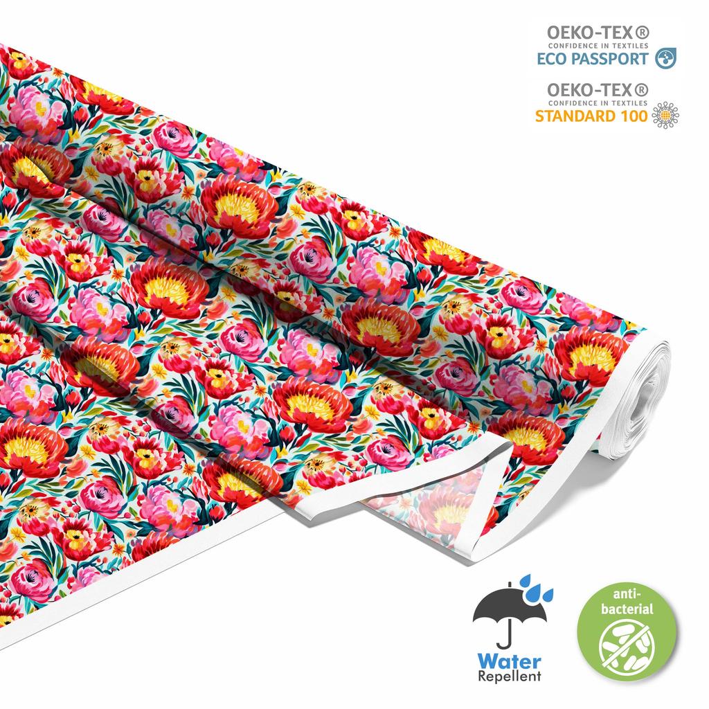 Outdoor Dekostoffe Oxford - Blumen - Dx3015