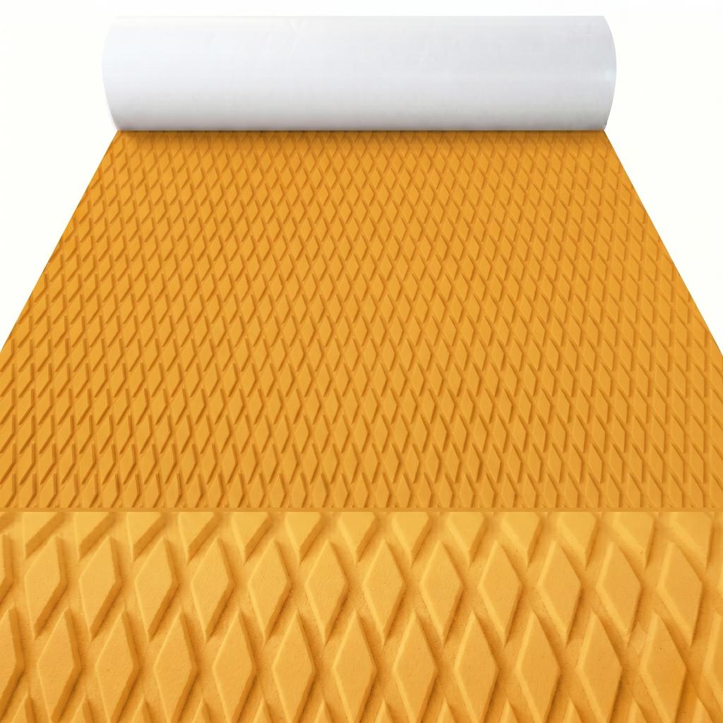 2400x550x5mm EVA Boat Decking Sheet Diamond Non-Slip Marine Flooring Mat Jet Ski SUP Traction Pad Self-Adhesive Boat Deck Sheet