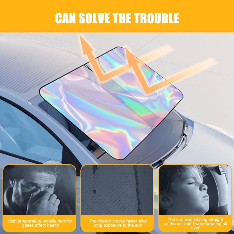 Car Interior Visors Vehicle Sunshade Front Window Windshield Sunshade Sun Visors Foldable Sun Visors for Heat Insulation