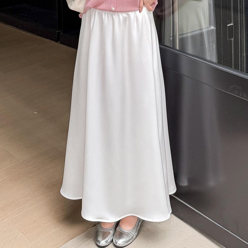 Women's Loose High-waisted Skirt A-line Skirt Summer Style Versatile Loose Skirt