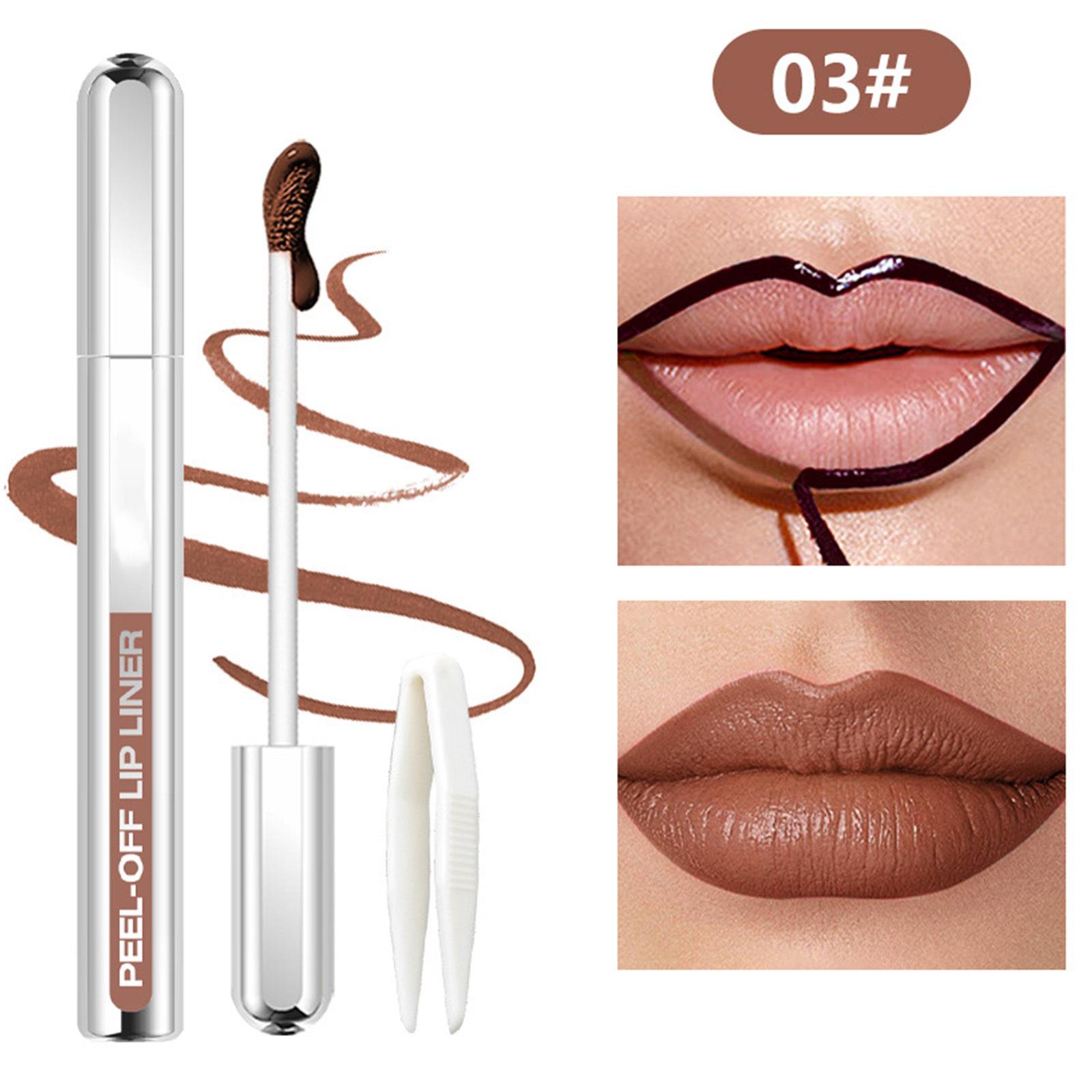 

1 Piece Matte Lip Liner Pencil, Waterproof & Smudge-Proof Long Wear Lipstick Definer, Women’s Makeup Essential for All-Day Color One Size